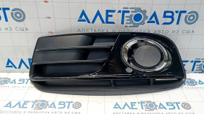 Lower grille front bumper left Audi Q5 8R 13-17 rest chrome under fog lights