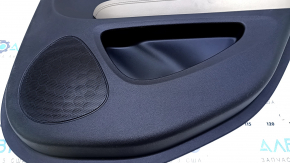Door trim card rear right Chevrolet Volt 11-15 black, armrest beige rubber, scratches, abrasions