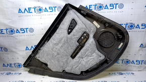 Door trim card rear right Chevrolet Volt 11-15 black, armrest beige rubber, scratches, abrasions