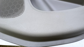 Door trim card rear right Chevrolet Volt 11-15 light gray, armrest gray rubber, scratches, abrasions