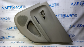 Door trim card rear right Chevrolet Volt 11-15 light gray, armrest gray rubber, scratches, abrasions