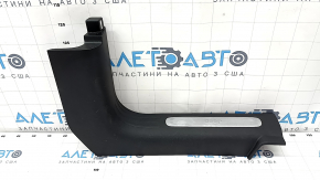 Door sill trim front right Jeep Cherokee KL 14 - black with chrome, scratches