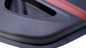 Door trim card rear right Chevrolet Volt 11-15 black, armrest individual burgundy rubber, scratches, abrasions