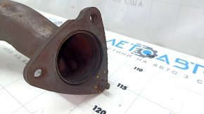 Right intake pipe Jeep Cherokee KL 19- 3.2 AWD sawed off stud, torn mesh on corrugation, dented