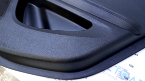 Door trim card rear right Chevrolet Volt 11-15 black, armrest rubber black, scratches, abrasions