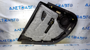 Door trim card rear right Chevrolet Volt 11-15 black, armrest light green individual rubber, scratches, abrasions