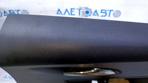 Door trim card rear right Chevrolet Volt 16- black, armrest black rubber, scuffs, bumps, scratches