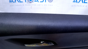 Door trim card rear right Chevrolet Volt 16- black, armrest black rubber, scuffs, scratches