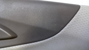 Door trim card rear right Chevrolet Malibu 16- gray with gray insert cloth, armrest gray cloth, scratches, abrasions, for dry cleaning
