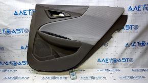 Door trim card rear right Chevrolet Malibu 16- gray with gray insert cloth, armrest gray cloth, scratches, abrasions, for dry cleaning, broken fastening
