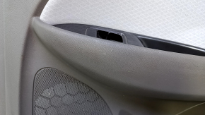 Door trim card rear right Chevrolet Malibu 16- gray with gray insert cloth, armrest gray cloth, scratches, abrasions