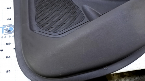 Door trim card rear right Chevrolet Malibu 16- gray with gray insert cloth, armrest gray cloth, scratches, abrasions