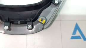 Steering wheel cover Jeep Cherokee KL 19 - gray, cracks in fasteners