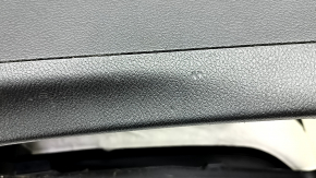 Console center armrest and cup holders Jeep Cherokee KL 19- black, armrest leather, scratches