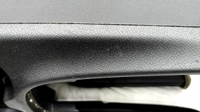 Console center armrest and cup holders Jeep Cherokee KL 19- black, armrest leather, scratches