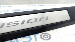 Door sill trim front right Ford Fusion mk5 13-20 black with chrome insert, scratches