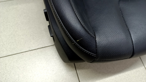 Passenger seat Ford Fusion mk5 17-20 with airbag, electric, heated, ventilated, perforated, leather black, Titanium, for cleaning