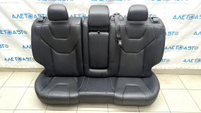 Rear row of seats 2 row Ford Fusion mk5 17-20 leather black, perforation, Titanium, dented leather, for cleaning