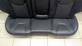 Rear row of seats 2 row Ford Fusion mk5 17-20 leather black, perforation, Titanium, dented leather, for cleaning