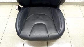 Driver's seat Ford Fusion mk5 17-20 without airbag, electric, heated, ventilated, perforated, black leather, Titanium, cracks in leather