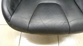 Driver's seat Ford Fusion mk5 17-20 without airbag, electric, heated, ventilated, perforated, black leather, Titanium, cracks in leather