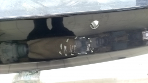 Rear bumper bare Ford Fusion mk5 19-20 for 4 parking sensors without Park Assist, black, scratches