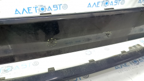 Front bumper bare Ford Fusion mk5 19-20 without parking sensors and towing hook, black, non-standard holes, scratches