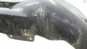 Front bumper bare Ford Fusion mk5 19-20 without parking sensors and towing hook, black, non-standard holes, scratches