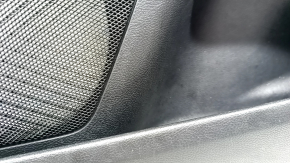 Door trim card front right Ford Fusion mk5 17-20 titanium, black with black insert leather, armrest leather, molding gray structure, scratches