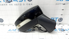 Side mirror right Ford Ecosport 18-22 turn signal, BSM, heated, 9 pins, black, scratch on mirror