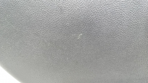 Door trim card rear left Ford Fusion mk5 17-20 titanium, black leather with black leather insert, leather armrest, gray molding, worn