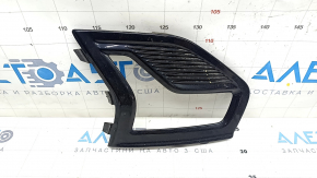 Front bumper grille right Ford Fusion mk5 19-20 under LED fog lights, gloss, sand