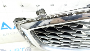 Grille radiator grill assembly with frame Ford Fusion mk5 19-20 chrome, titanium, sand