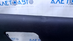 Door trim card rear right Kia Optima 11-15 beige with beige insert cloth, armrest beige rubber, scratches, abrasions, dents