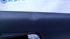Door trim card rear right Kia Optima 11-15 beige with beige insert leather, rubber armrest, scratches, abrasions, dent