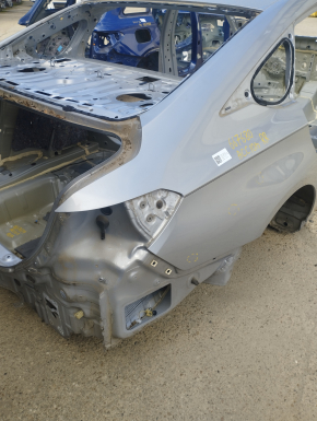 Quarter wing rear right Honda Accord 18-22 on the body, silver, pokes