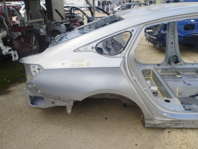 Quarter wing rear right Honda Accord 18-22 on the body, silver, pokes