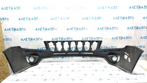 Bumper front bare upper part Jeep Compass 11-16 graphite PAR, rubbed
