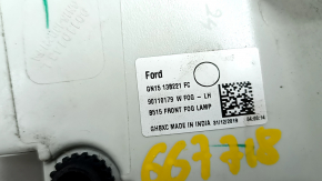 Left turn signal Ford Ecosport 18-22 with fog lights, for polishing