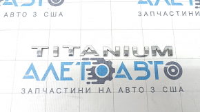 Emblem inscription Titanium tailgate Ford Ecosport 18-22
