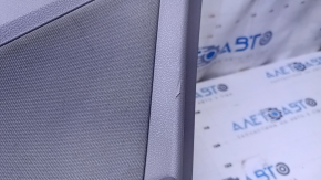 Door trim card rear right Hyundai Elantra AD 19-20 gray, gray rubber armrest, gray cloth insert, gray molding, dents, scuffs, broken fastener, scratches, abrasions, needs cleaning