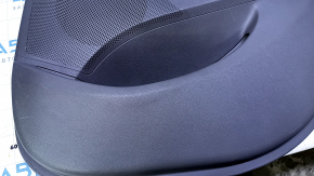 Door trim card rear right Hyundai Elantra UD 11-13 prerest gray with gray insert cloth, armrest gray leather, molding gray structure, scratches, abrasions