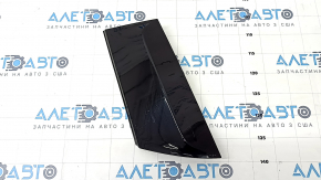 Left trunk door molding along glass Ford Ecosport 18-22 black gloss, broken guides