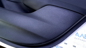 Door trim card rear right Honda Accord 18-22 black, armrest and insert black leather, molding black structure, scratches, abrasions