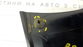 Right trunk door molding along glass Ford Ecosport 18-22 black gloss, broken guides, scratches