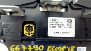 Monitor, display, navigation Ford Ecosport 18-22 without control, SYNC 3, worn