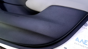 Door trim card rear right Honda Accord 18-22 black with gray insert leather, armrest gray leather, molding black structure, scratches, abrasions