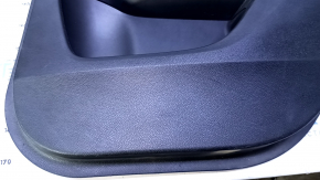 Door trim card rear right Honda Accord 13-15 black with black insert cloth, armrest black cloth, scratches, abrasions