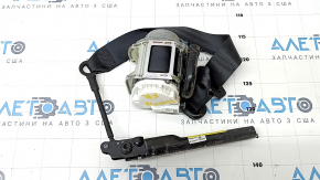 Passenger seat belt with tensioner Ford Ecosport 18-22 black, dry cleanable
