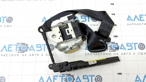 Passenger seat belt with tensioner Ford Ecosport 18-22 black, dry cleanable